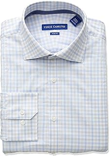Vince Camuto Mens Slim Fit Windowpane Dress Shirt | Desertcart Fiji Vince Camuto Mens Slim Fit Windowpane Dress Shirt | Desertcart Fiji