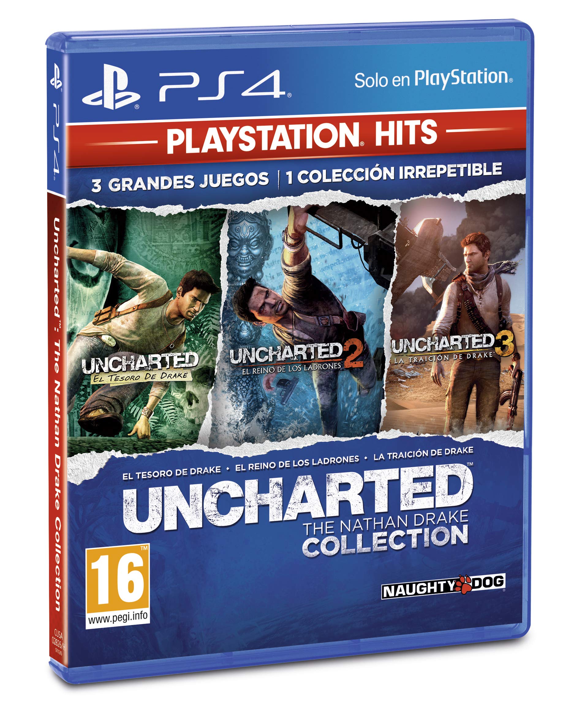 VIDEOJUEGO PARA PS4 UNCHARTED COLLECTION PS HITS 2