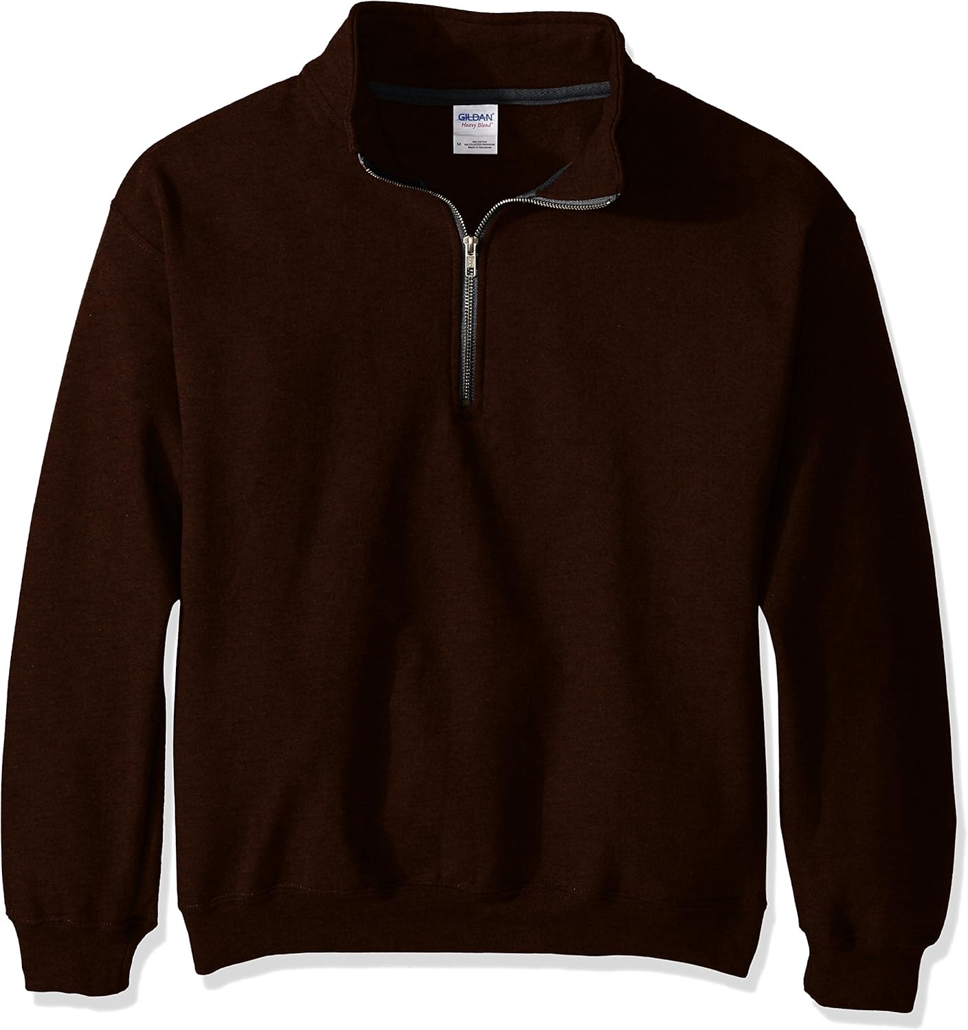 Gildan Men's Fleece Quarter-Zip Cadet Collar Sweatshirt at  Men’s Clothing store