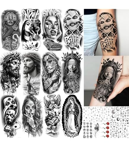 Atheist Agnostic Anti Religion Temporary Tattoo Sticker (Set of 2