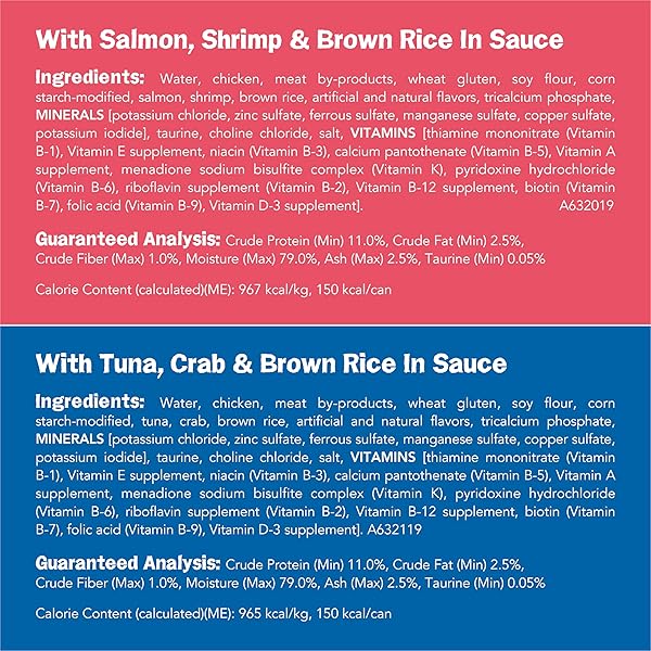PURINA FRISKIES OCEAN FAVORITES WET CAT FOOD PATE AND MEATY BITS VARIETY PACK WITH SALMON AND TUNA – (PACK OF 24) 5.5 OZ. CANS