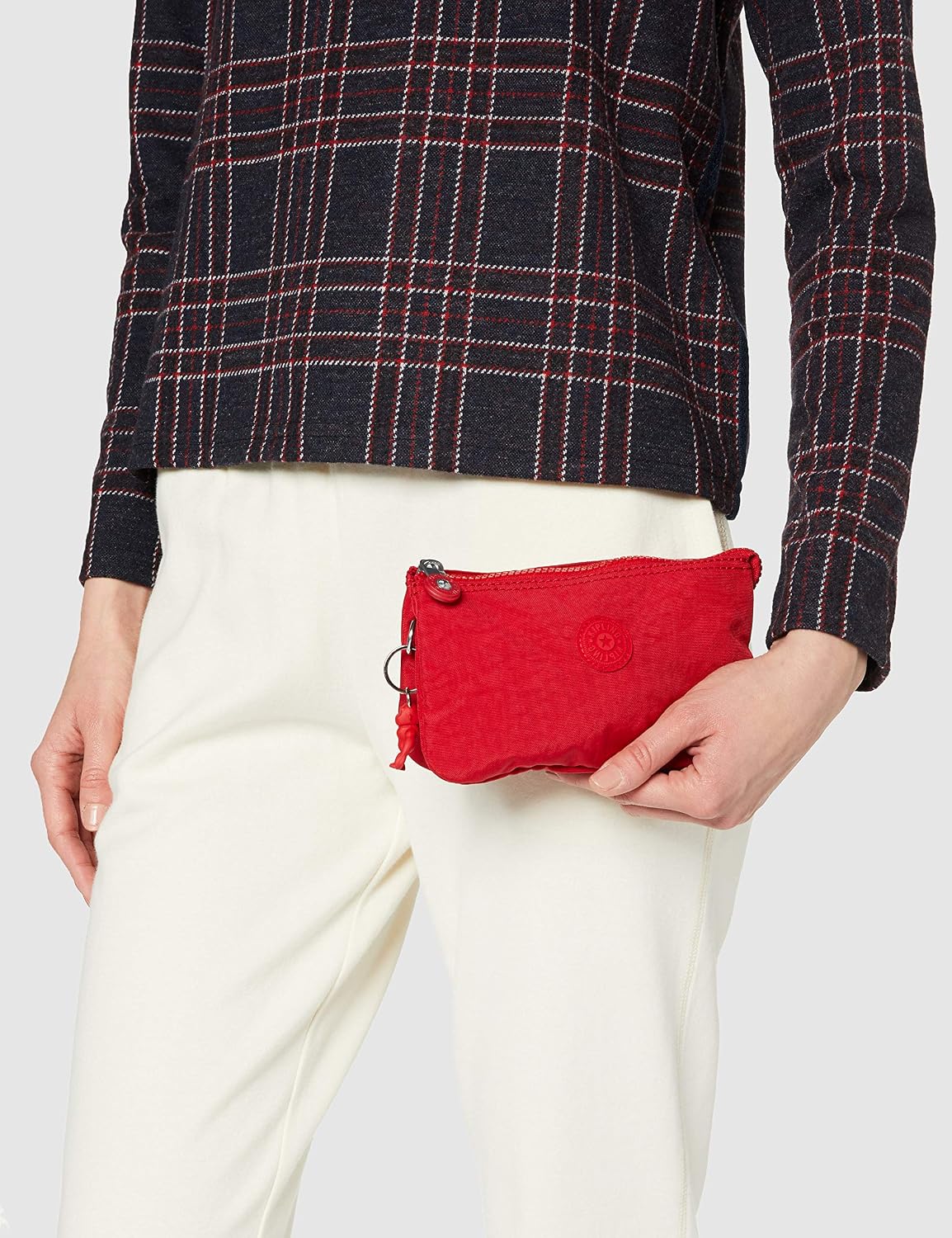 Kipling CREATIVITY L Large Purse, Pouches, Cases, Red Rouge (Red), 18.5x11x1.5 Centimeters (B x H x T) - Image 3