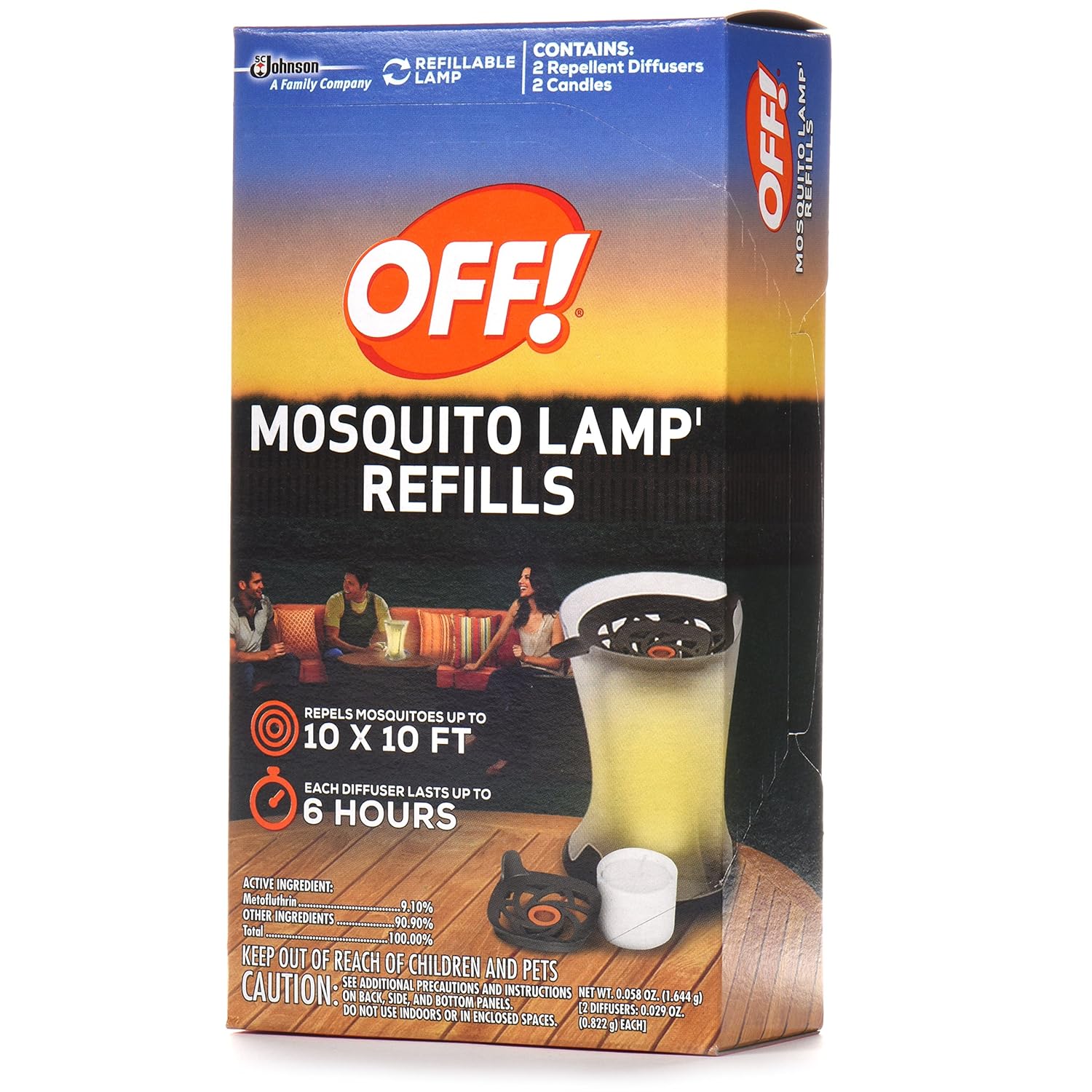 Amazoncom S C JOHNSON WAX 76086 Off Mosquito Lamp Refill 2 Pack
