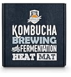 Kombucha Heater | Fermentaholics Kombucha Brewing and Fermentation Heat Mat | Keep your SCOBY Happy and Productive By…