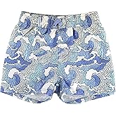 RUGGEDBUTTS Boys UPF50+ Sun Protection Fruits & Florals Swim Trunks