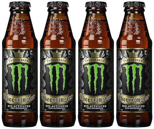 Amazon Com 4 Pack Uber Monster Energy Brew 16 9oz Monster Energy Drink Case Grocery Gourmet Food