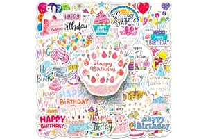 Buziba 50Pcs Laser Graffiti Stickers Vibrant Cool Reusable Shimmering Art Lovers Decoration Reward Prizes for Water Bottles L