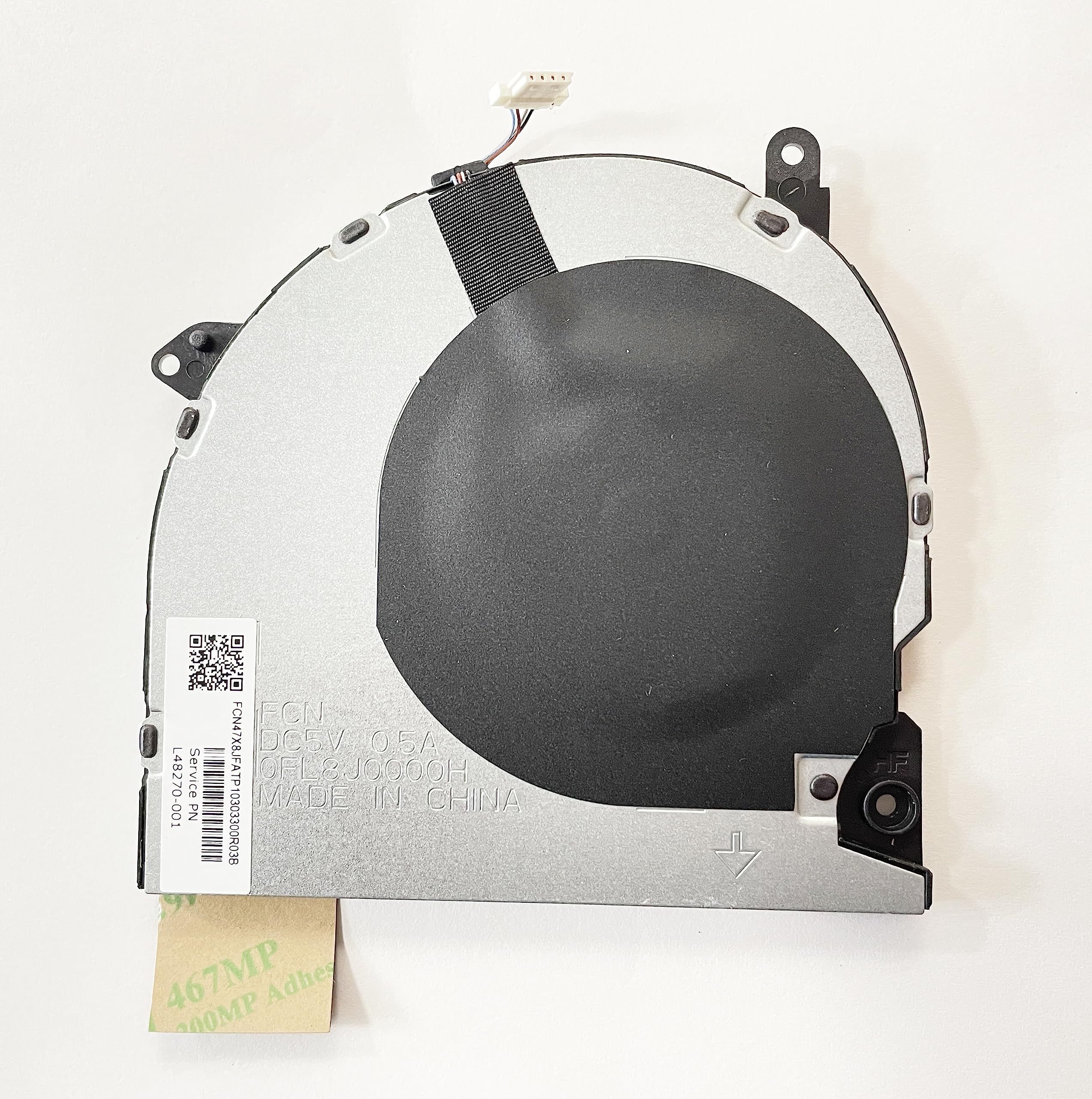 Fleshy Leaf Replacement New CPU Cooling Fan for HP Probook 440 G6 445 G6 445R G6 440 G7 445 G7 Zhan 66 Pro 14 G2 HSN-Q15C Series L48269-001 L48270-001 FL8J