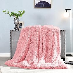 JONIYEAR Extra 2.8" Long Hair Fluffy Faux Fur Throw