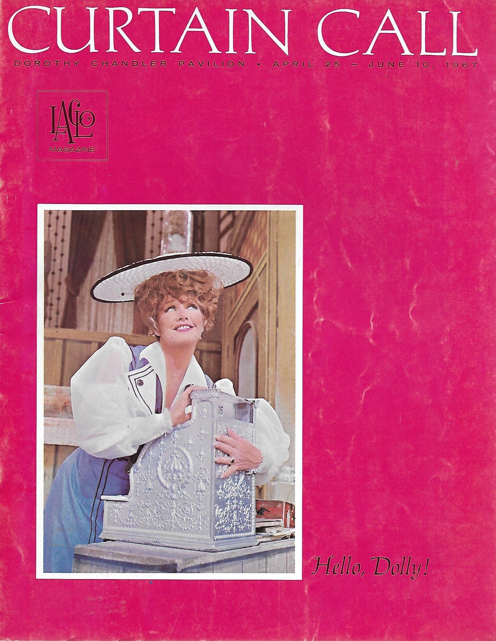 Laglo Magazine Curtain Call Playbill Dorothy Chandler Pavilion