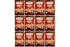 Snyder's of Hanover Pretzel Pieces, Honey Mustard Onion, 2.25 oz Pack of 12 bundled by SUPERDEALS with mystery gift in every order