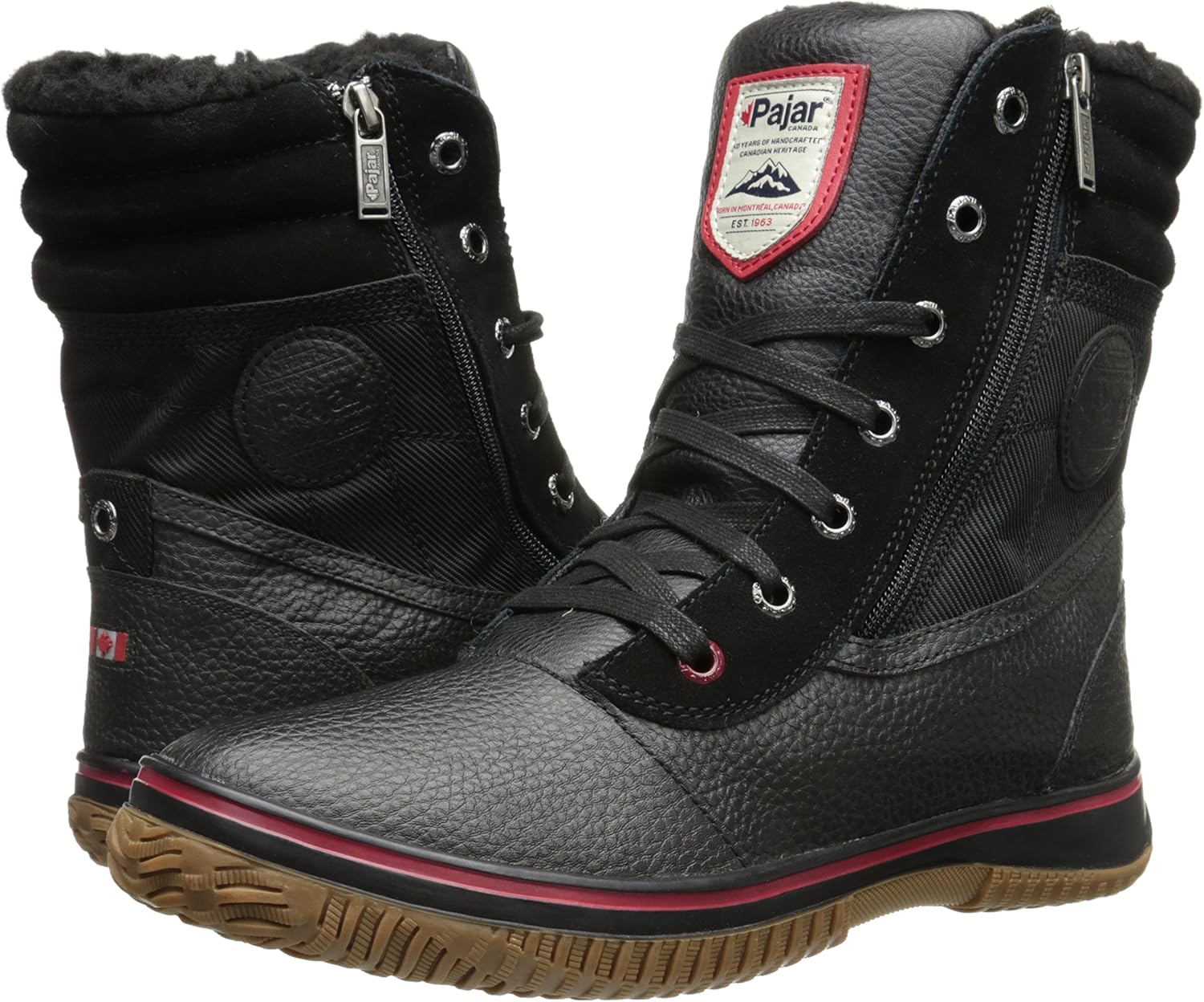 pajar tour fleece lined waterproof boot