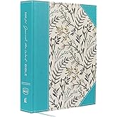 NKJV, Journal the Word Bible, Large Print, Cloth over Board, Blue Floral, Red Letter: Reflect, Journal, or Create Art Next to Your Favorite Verses