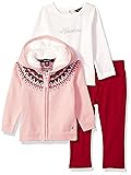 Nautica Baby Girls Three Piece Sweater Sets, Light