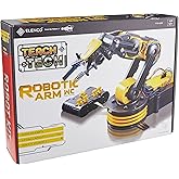 Teach Tech “Robotic Arm Wire Controlled”, Robotic Arm Kit, STEM Building Toys for Kids 12+