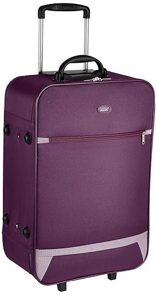 Alfa Polyester 19 cms Purple Softsided Check-in Luggage (STVOL65PPL)