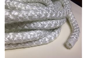 LIBERTY SUPPLY 3/8" Wood Stove Door Gasket, Round Fiberglass Rope Seal (25 ft. roll) Standard Density