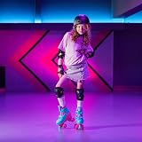 Xootz Kids Quad Skates Pink Adjustable Beginner Roller Skates Girls view 2