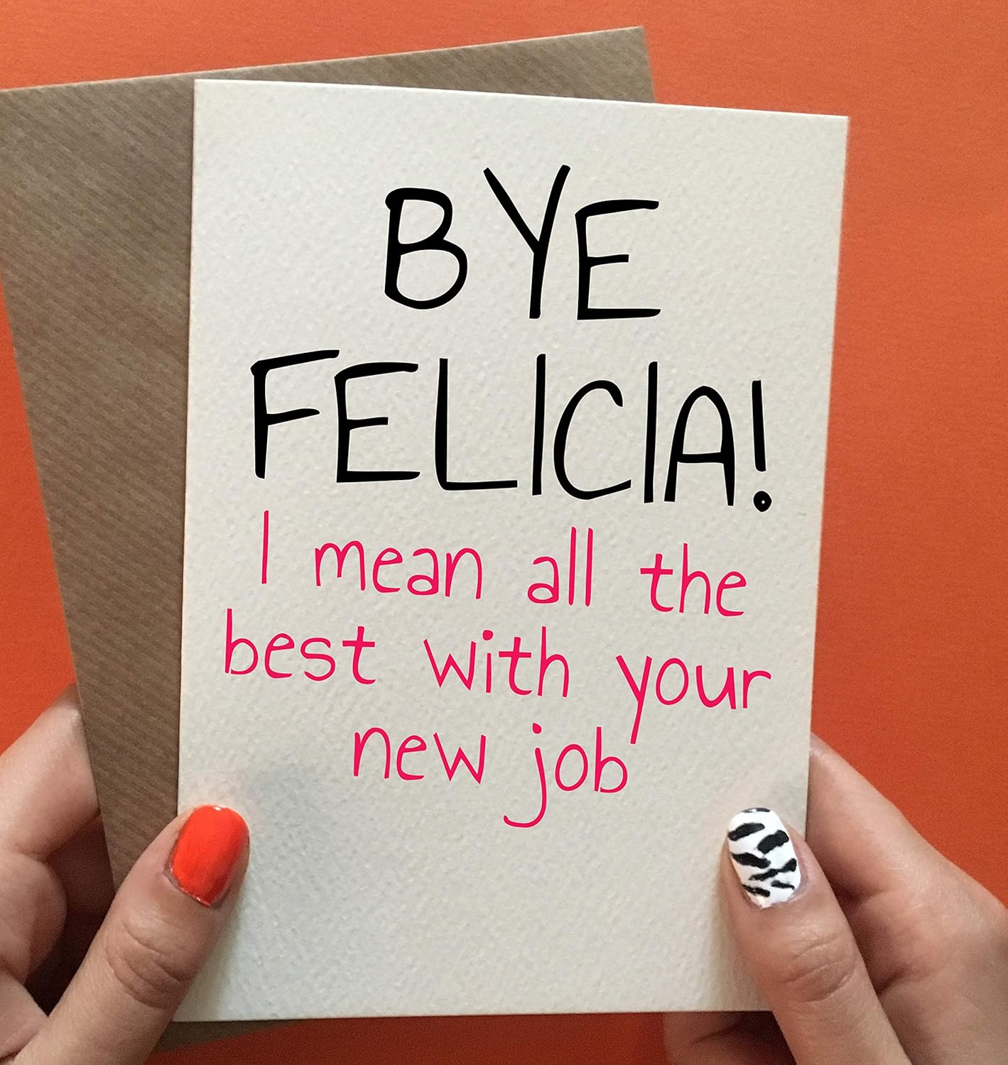Funny Bye Felicia Leaving Card Office Paper Products Cards Card Stock Cikyaya My