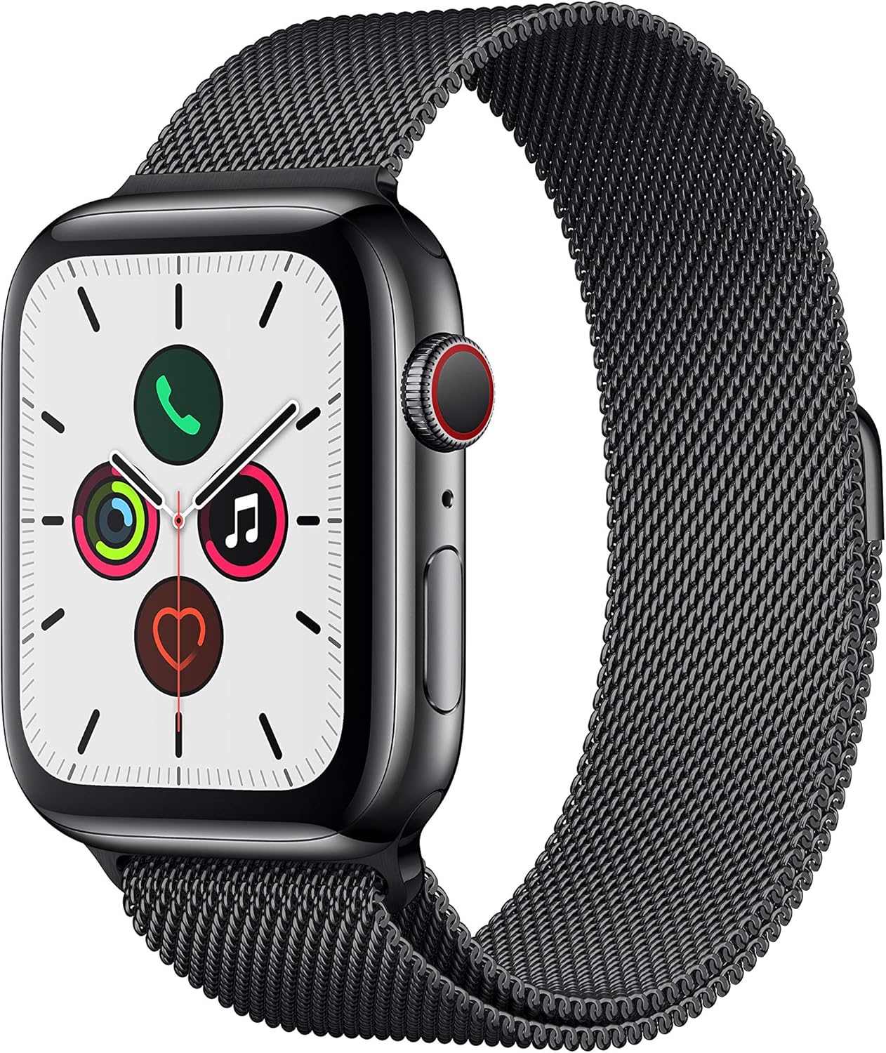 44mm space black milanese loop amazon