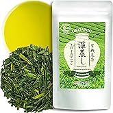 chaganju Green Tea Sencha Fukamushi - deep-steamed green tea - Japanese Organic Loose Leaf Tea, 80g【YAMASAN】