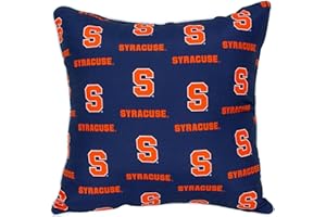 College Covers Everything Comfy Syracuse Orange 16" x 16" Decorative Pillow, Includes 2 Pillows