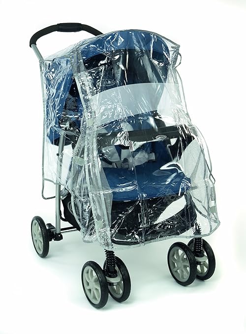 graco double buggy rain cover