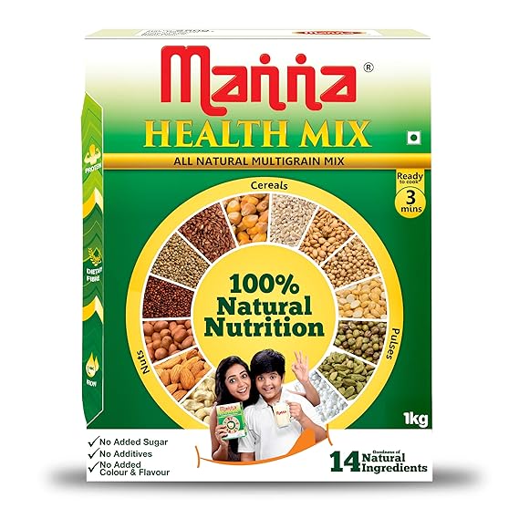 Manna Health & Nutrition Drink(1 kg) (No Added Sugars & Preservatives)