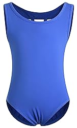 DANSHOW Tank Dance Leotards for Girls,Back M
