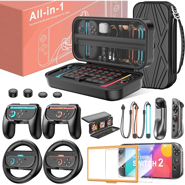 NintendoSwitch 6点セット Amazon.com: 6 in ONE Accessories for Nintendo Switch : Everything Else