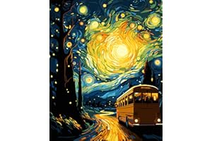 FILASLFT Paint by Numbers for Adults,Adult Paint by Number Kits on Canvas DIY Oil Paint by Numbers Painting Gift Home Decoration for Living Room