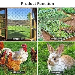 Chicken Wire 13.7 in x 393.7 in Poultry Wire