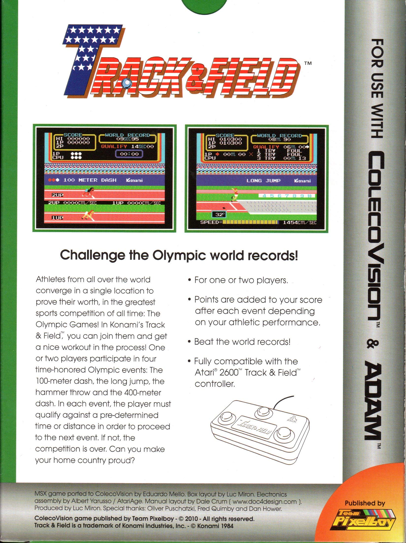 TRACK & FIELD COLECOVISION
