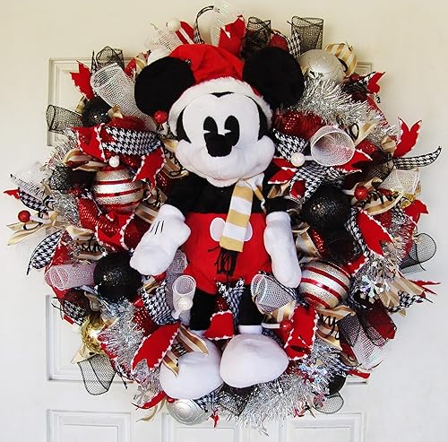 Amazon Com Deluxe 28 Mickey Mouse Disney Plush Christmas Deco