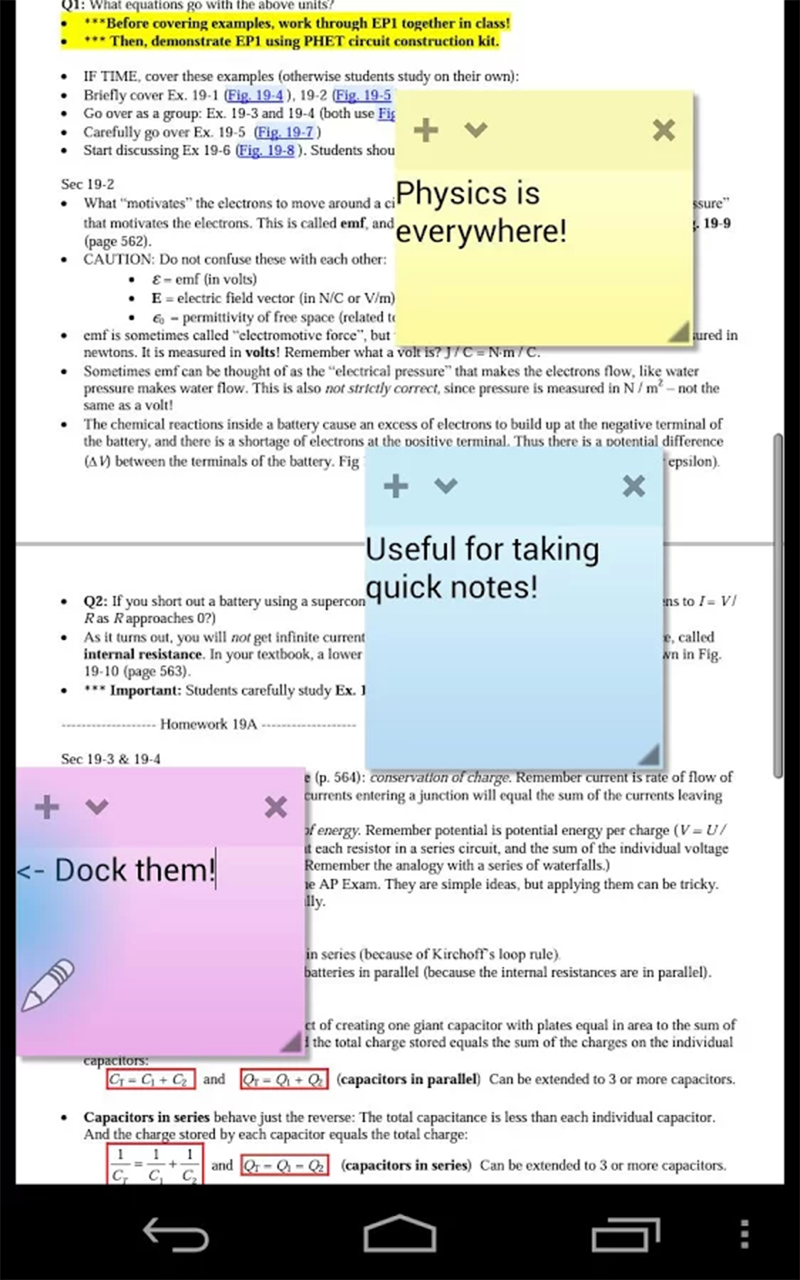 Sticky Notes