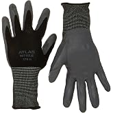 Atlas 370M Nitrile Tough Assembly Grip 370 Work Gloves, Medium