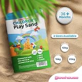 The Glowhouse Childrens Play Sand for Soft Play Non Toxic Sand Pit UK Crafted view 3