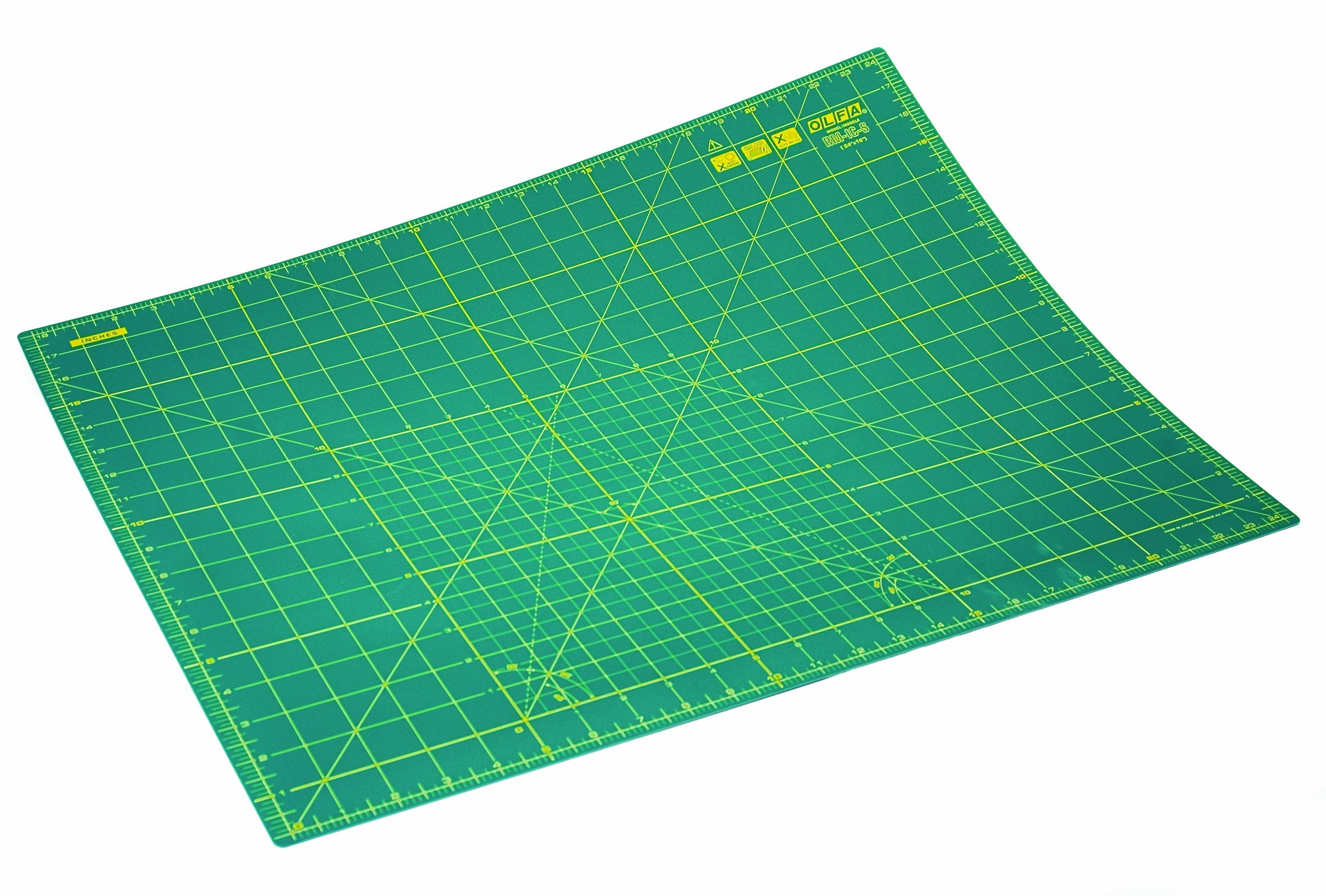 (L) OLFA RM-IC-S - Plancha de Corte para Cutters rotativos 600x450x1,5mm (Verde)