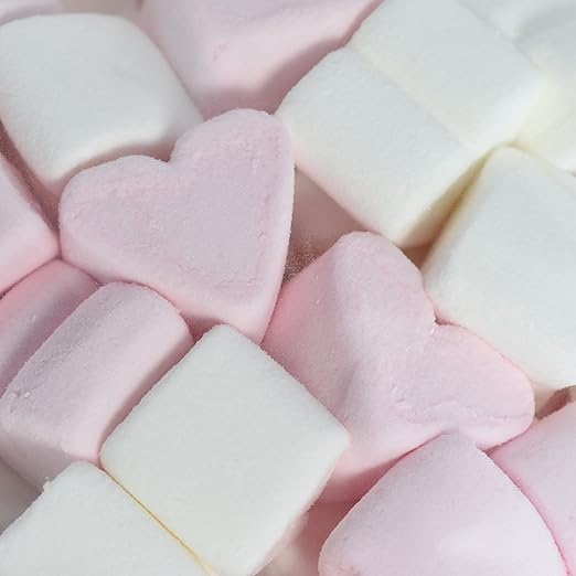 1 kg WeddingTree Marshmallow Herzen - softe Süßigkeit für Hochzeit Party Valentinstag Muttertag - beste Schaumzucker-Qualität