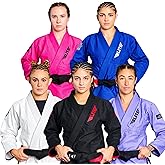 Elite Sports Ultra-Light Women's BJJ GI - IBJJF Jiu-Jitsu GI for Girls and women (See Special Sizing Guide)