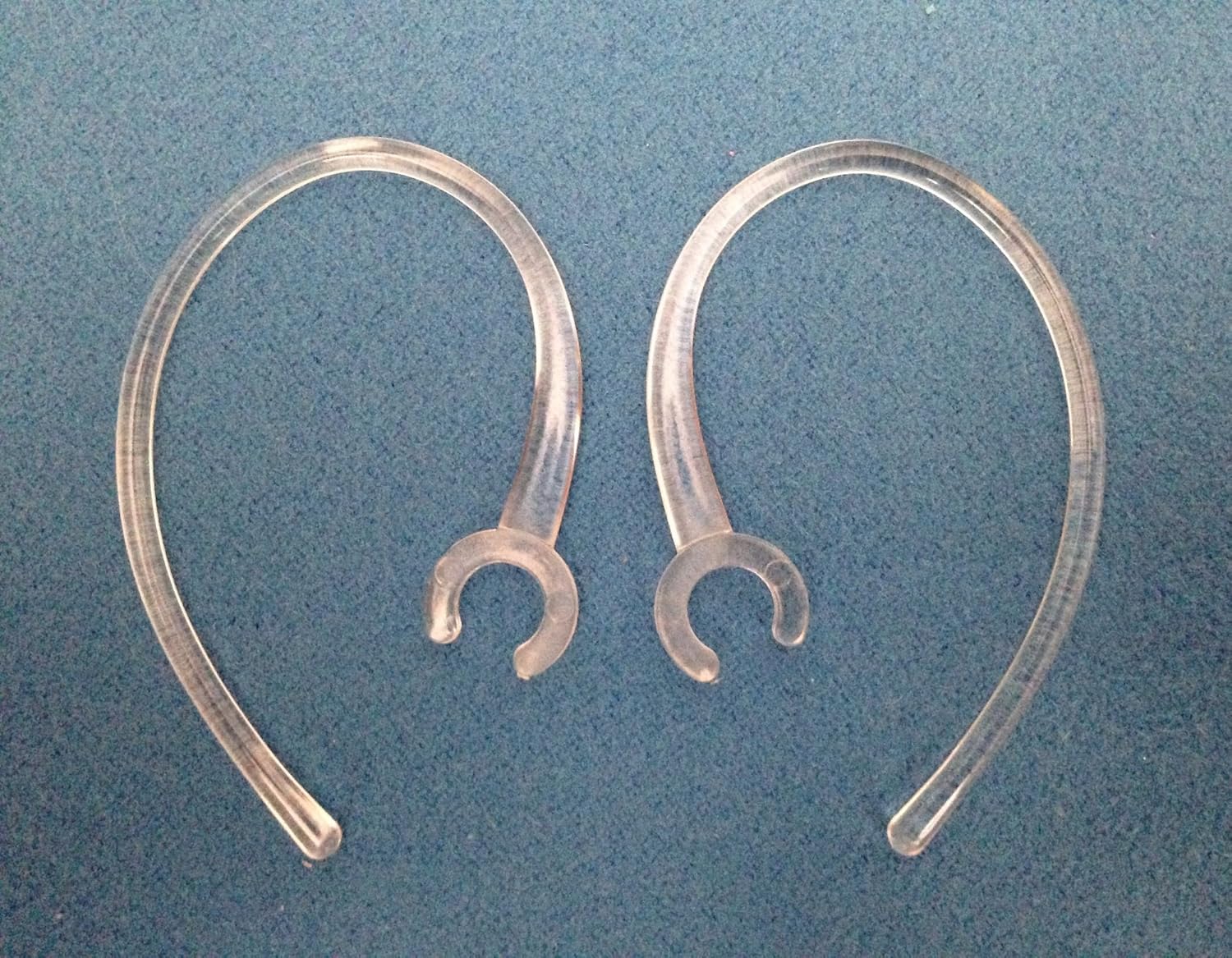 2 Large Clear Earhooks for LG HBM-810 HBM-755 HBM-750 HBM-560 HBM-585 HBM-580  HBM-230 HBM-235 HBM-770 HBM-760 HBM-730 HBM-570 HBM-530 HBM-520 HBM-800 ...
