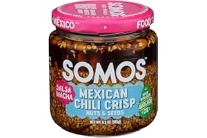 SOMOS Salsa Macha Mexican Chili Crisp, 6.5 OZ