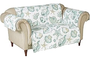 Barefoot Bungalow Cruz Loveseat Protector, White