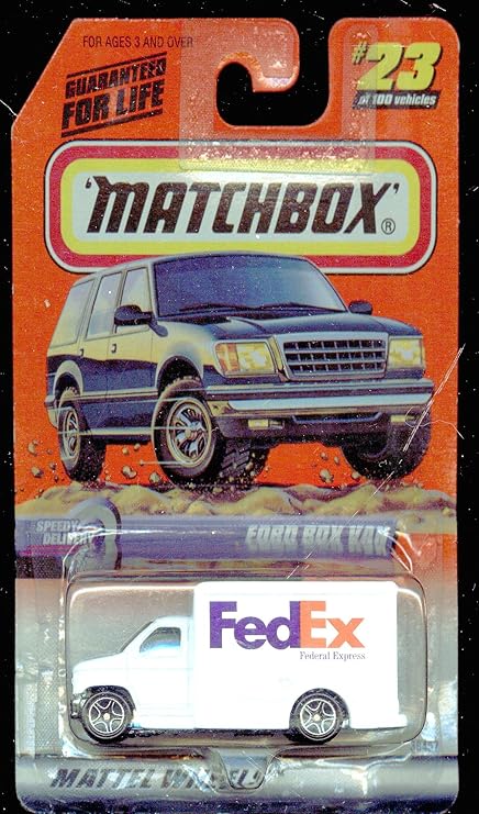 matchbox fedex truck