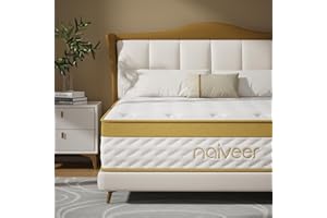 Naiveer Queen Mattress 12 Inch, Gel Memory Foam Mattress Queen with Innerspring for Back Pain & Pressure Relief, Queen Size i