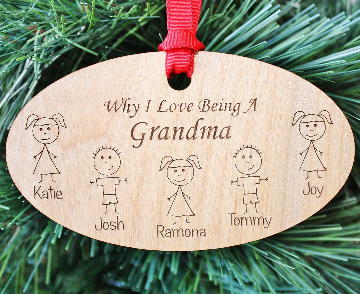 Grandparent Christmas Ornament, Grandma 