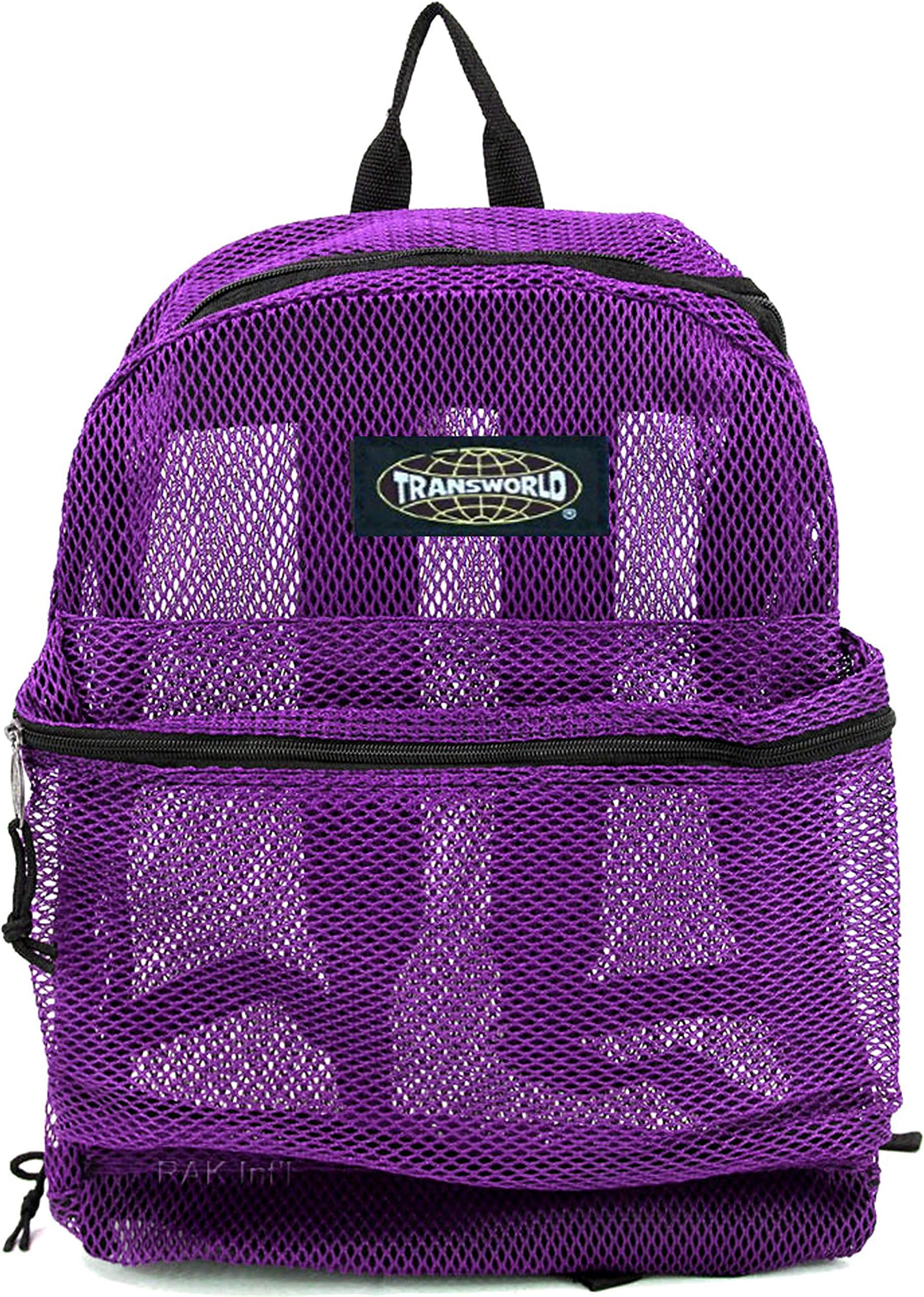"TOP PACK" Mesh Backpack, School Backpack (Purple)