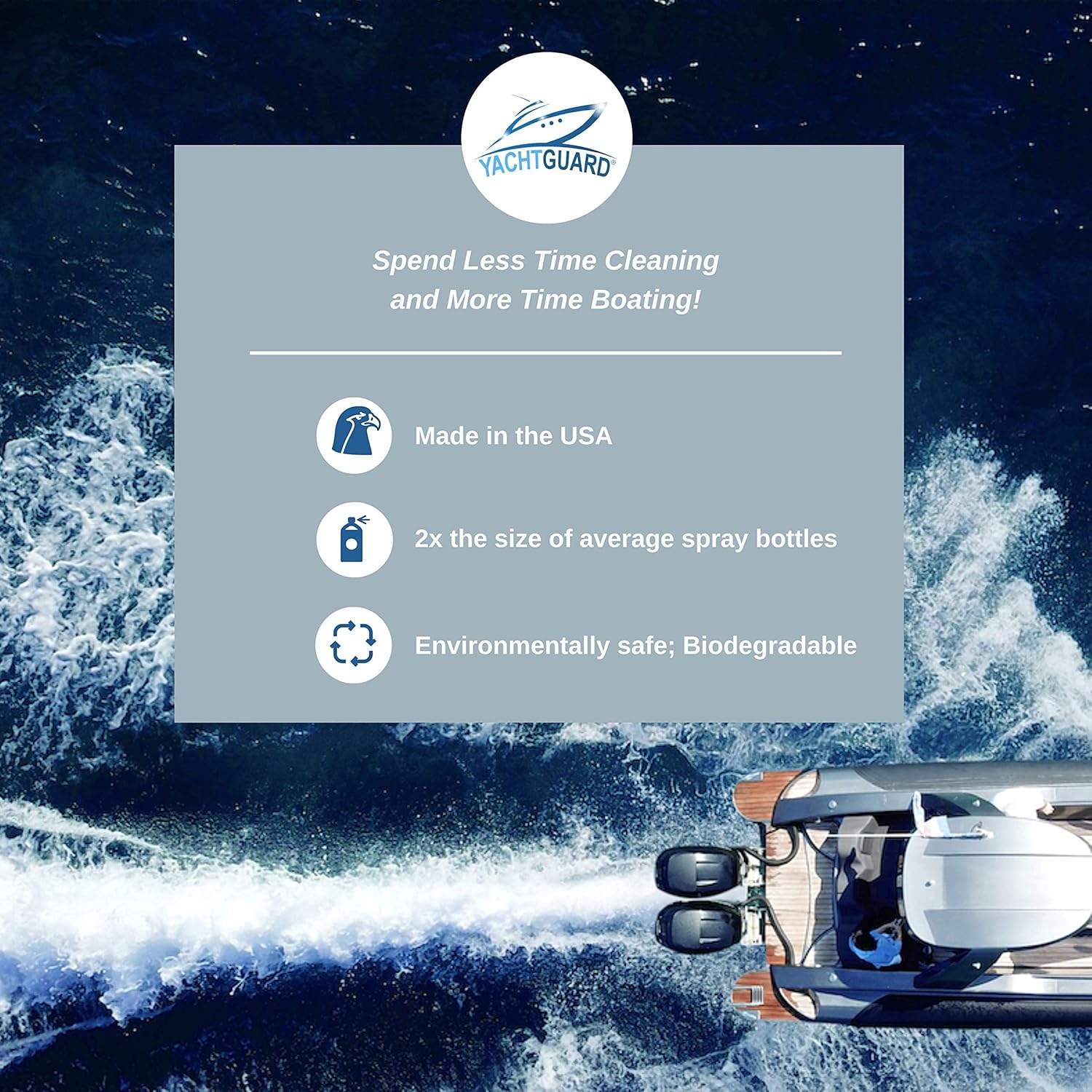 YachtGUARD Foam Gun – Heavy Duty Foam Cannon Soap Dispenser with Adjustable Hose Nozzle for Boat Care, Boat Cleaner Products and Car Detailing on Trucks and RVs: Sports & Outdoors