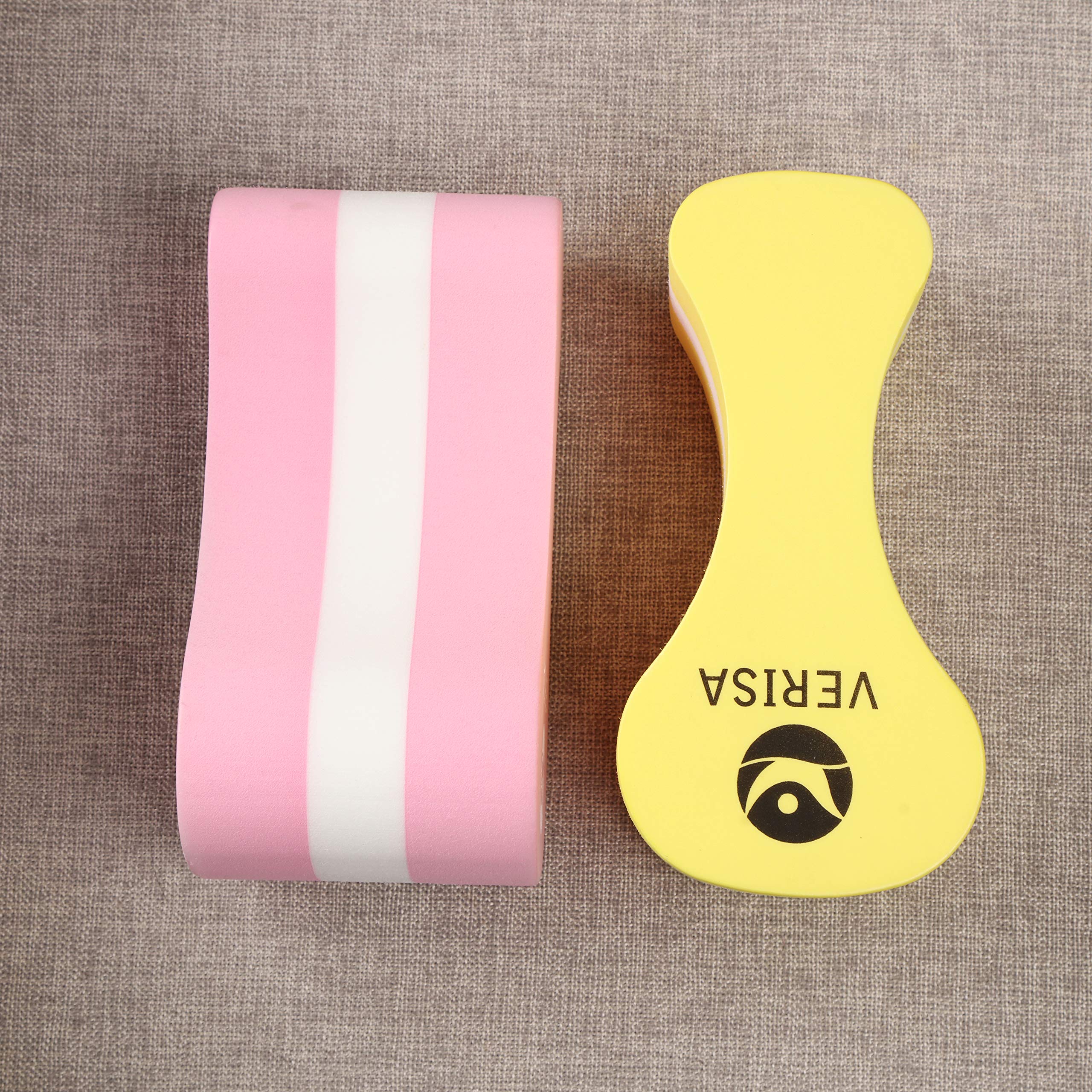 VERISA Pull Buoy Swim Training Float for Swimmers of All Levels EVA Foam Flotation Swimming Aid Equipment High Buoyancy for Leg & Upper Body (Yellow)