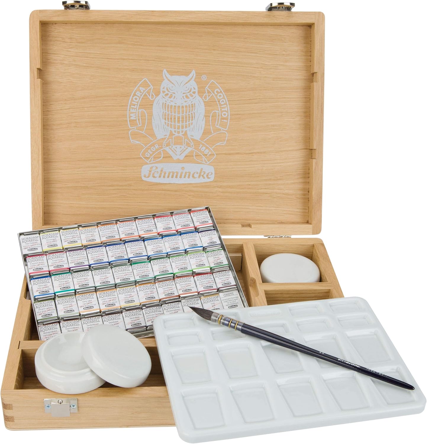 Aquarell 74 790 097 - Caja de acuarelas (50 recipientes de 1/2 agua): Amazon.es: Hogar
